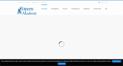 Desktop Screenshot of opernakademie.com